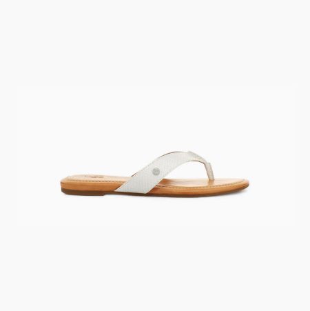 UGG Tuolumne Exotic White Sandals for Women (IATL39825)